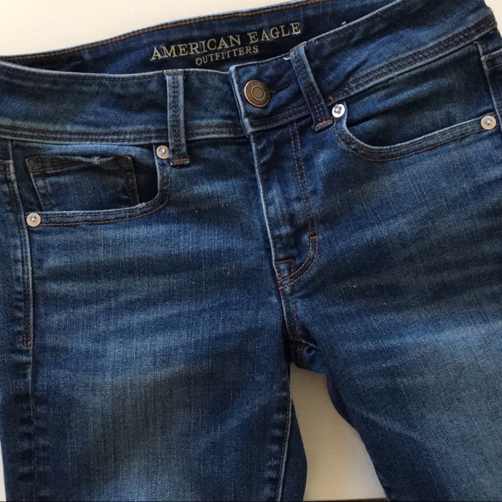 American Eagle Super Stretch Kick Boot Jeans Sz. 2